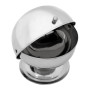 Relaxdays Sucrier Rond SWEETY avec Couvercle Boule à Sucre Bistro refermable 14 x 13 x 13 cm acier inoxydable Argenté