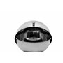 Relaxdays Sucrier Rond SWEETY avec Couvercle Boule à Sucre Bistro refermable 14 x 13 x 13 cm acier inoxydable Argenté