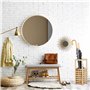 Relaxdays 10020655 Porte-parapluies en bois support en bois de noyer carré HxlxP: 50 x 18 x 18 cm, nature