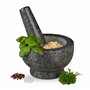 Relaxdays Mortier en granit avec pilon