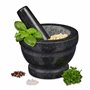 Relaxdays Mortier en granit avec pilon