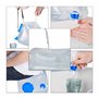 Relaxdays Lot de 2 bidons Pliables, Jerrycan à Eau de Camping, Robinet, Large Couvercle & lanière, 15 L, sans BPA