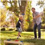 Relaxdays Jeu de Lancer Cornhole, Dimensions : 18 x 29 x 58 cm, 10 Sacs à Lancer, intérieur et extérieur. Multicolore