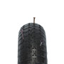Relaxdays Roue de brouette 3.00-8, Pneu en Caoutchouc PU, avec Jante Acier, increvable, Charge maximale 80 kg, Noire