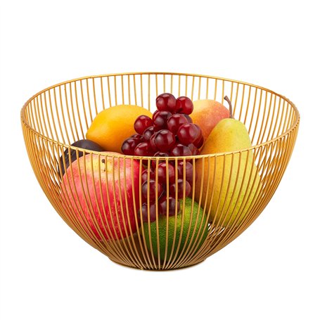Relaxdays Corbeille à Fruits en métal