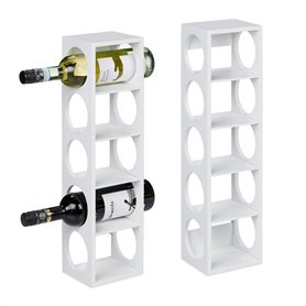 Relaxdays Étagère à vin pour 5 Bouteilles