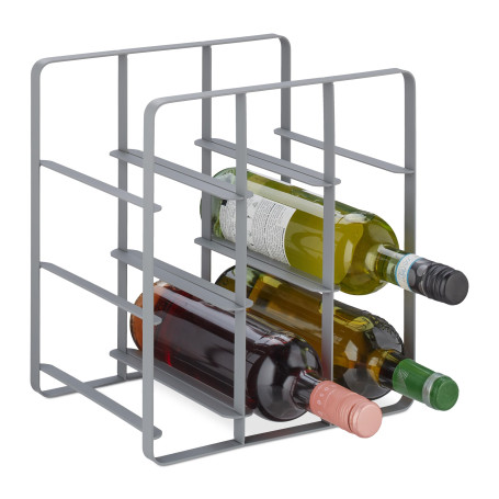 Relaxdays Étagère pour 9 Bouteilles de vin