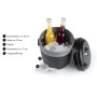 MAXXMEE Seau à glaçons - Avec pelle à glace et poignée de transport pratique - Capacité de 4,5 l - Les glaçons restent conservés