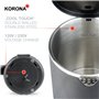 Korona Bouilloire sans fil, boîtier Cool-Touch, rabattable noir 20250