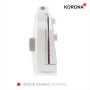 Korona 25500 Trancheuse | Largeur de coupe réglable en continu | Couteau en acier inoxydable blanc, gris