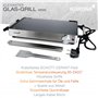 Korona 46100 Barbecue électrique de table | Surface de cuisson en vitrocéramique SCHOTT allemande | 2 en 1 et plaque chauffante 