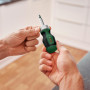 Bosch tournevis court à cliquet avec 6 embouts (compact et à couple élevé pour vissage et dévissage performants ; 6 embouts – PH