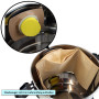 MisterVac | compatible avec les sacs de rechange pour sacs d'aspirateur 10 pièces Scheppach ASP20-ES