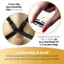 3 PIÈCES clips pour bretelles de soutien-gorge PREMIUM en métal, accessoires de soutien-gorge optimaux, pour bra strap invisible