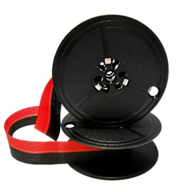 Farbbandfabrik Ruban encreur pour machine à écrire Hermes Baby Noir/rouge Taille 5