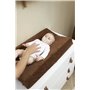 Meyco Baby Velvet Housse de Matelas à Langer Moderne en Velours 100% Coton, Douce, agréable pour la Peau, Lavable et Passe au sè
