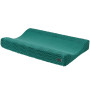 Meyco The Waves Housse de matelas à langer pour bébé 50 x 70 cm Vert émeraude