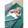 Meyco The Waves Housse de matelas à langer pour bébé 50 x 70 cm Vert émeraude