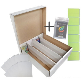 collect-it Boîte de rangement géante pour 4000 cartes + 10 séparateurs de cartes (Magic