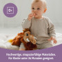 Habibi 1618 Coussin chauffant en peluche pour enfants et adultes – Mammouth avec garnissage en millet, peluche chauffante à réch
