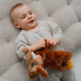 Habibi 1618 Coussin chauffant en peluche pour enfants et adultes – Mammouth avec garnissage en millet, peluche chauffante à réch