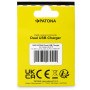 PATONA Chargeur Double Adapté aux Batteries Kodak LB-015 LB015 Compatible avec l'Appareil Photo Kodak WPZ 2, Chargeur de Batteri