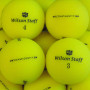 Wilson Staff Dx2 / Duo Soft Optix Balles de Golf - Lot de 24 - AAAAA – Selection Premium – Jaune – Finition Mat – Lakeballs – Ba