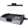 Steba VG200 Grill de Table Surface Lisse et Rainurée Inox 2200 W