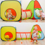 LittleTom Tente de Jeu pour Enfant avec 200 balles de balles et Tente de Jeu pour garçons et Filles avec balles de Jeu et Sac de