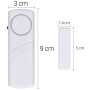 kwmobile Alarme Porte et Fenêtre - Lot 4x Alarme Sans Fil Anti-Intrusion - Sécurité Maison Contre Cambriolage - Fonctionnement M