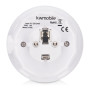 kwmobile 2x Veilleuse LED automatique - Lampe de nuit murale avec prise intermédiaire capteur crépusculaire 3 couleurs - Lumière