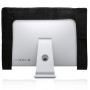 kwmobile Housse écran Ordinateur Compatible avec 31-32" Moniteur - Protection d'écran PC - Blanc-Noir