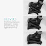 Navaris Repose-Pieds de Bureau - Repose Pieds Ergonomique - Appui Pied à Picots avec Angle réglable pour Chaise siège Gaming Fau