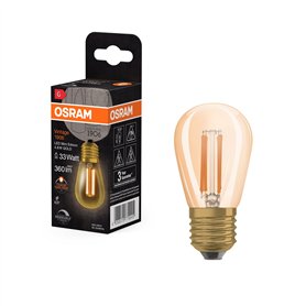 OSRAM Vintage 1906 gold tinted LED lamp