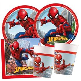 Procos Kit de fête S Spider Man Crime Fighter 52 pièces