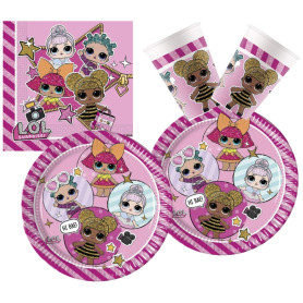 Procos 10133068 – Kit de fête d'anniversaire pour Enfant S L.O.L. Surprise