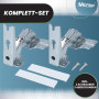 McFilter I Charnière de porte encastrée pour réfrigérateur Bosch Siemens Miele AEG Neff Gaggenau 00481147 481147