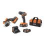 AEG - Duo Brushless : Perceuse à percussion Brushless Subcompact 18V