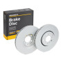 2x RIDEX 82B0143 Disque de frein Avant Ø288mm Hauteur: 34.5mm Épaisseur: 25mm Nombre de Trous: 5/1 Cercle de percage -Ø: 100mm v