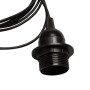 Mextroic Câble d'alimentation/douille de lampe avec interrupteur à pied et douille E27 : 3,5 m, 190-250 V
