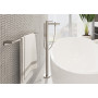hansgrohe AddStoris 41772820 Porte-rouleau de papier toilette en nickel brossé avec étagère