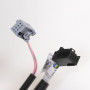 Rétroviseur extérieur gauche à réglage électrique capteur de température 16W bras de rétroviseur long 735620753