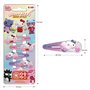 CRAZE HAIR Clips Hello Kitty - 4x pinces à cheveux enfants, accessoires pour cheveux de filles, pinces à cheveux pour enfants au