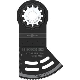 Bosch 1x Lame pour outil multifonctions PRO Multi Material AYZ 53 BPB (pour Panneau de cloison sèche