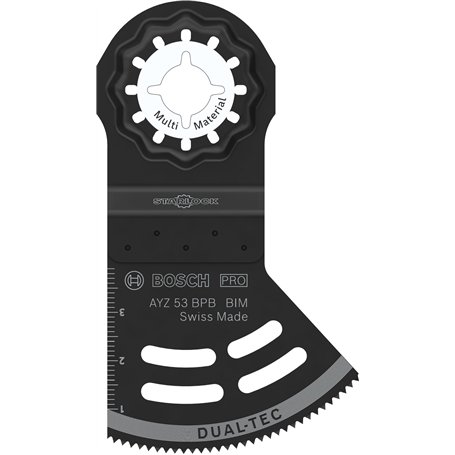 Bosch 1x Lame pour outil multifonctions PRO Multi Material AYZ 53 BPB (pour Panneau de cloison sèche