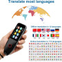 Stylo Lecteur de Numérisation, Language Translator Dictionnaire Électronique Pen, Stylo de Lecture Film pour Dyslexie, Traductio