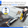 ZMC Désherbant 2,5 kW + 4 cartouches de gaz de 330 g, avec adaptateur pour filetage européen, désherbeur avec allumage piézoélec