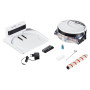 MEDION Robot de Nettoyage avec réservoir d'eau (Navigation Intelligente, Nettoyeur de Sol avec Brosse pour parquet, sols durs, r