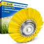 S&R Tête Brosse débroussailleuse Universelle. Brosse Désherbage Gazon mauvaises herbes en nylon 200 x 25
