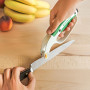 GRÜNTEK Aiguiseur Professionnel Sécateur Couteaux, Ciseaux de Jardin et Cuisine Couture Cisailles. Avec 7 cartouches interchange
